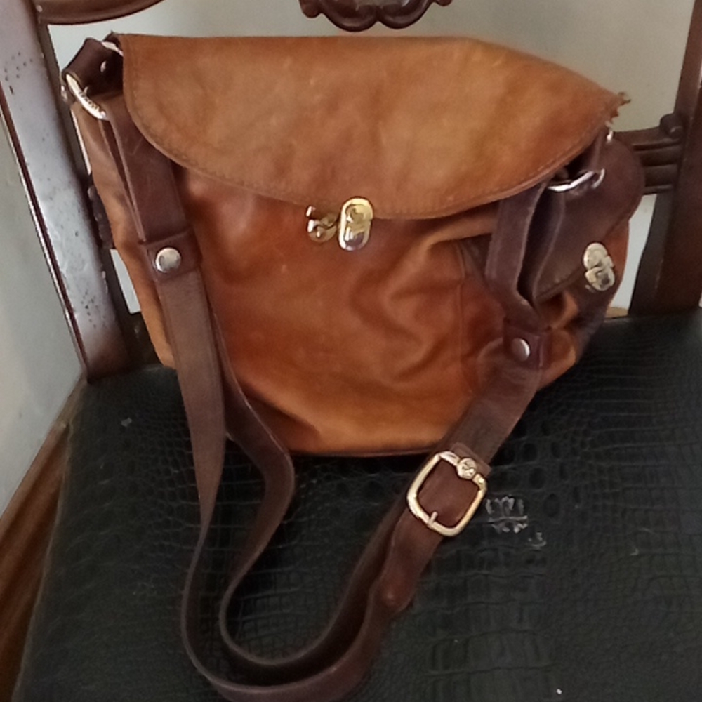 Marino Orlando Satchel, Brown, medium sized